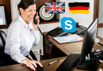 Angličtina nebo němčina z domova online přes Skype pro specialisty v cestovním ruchu 